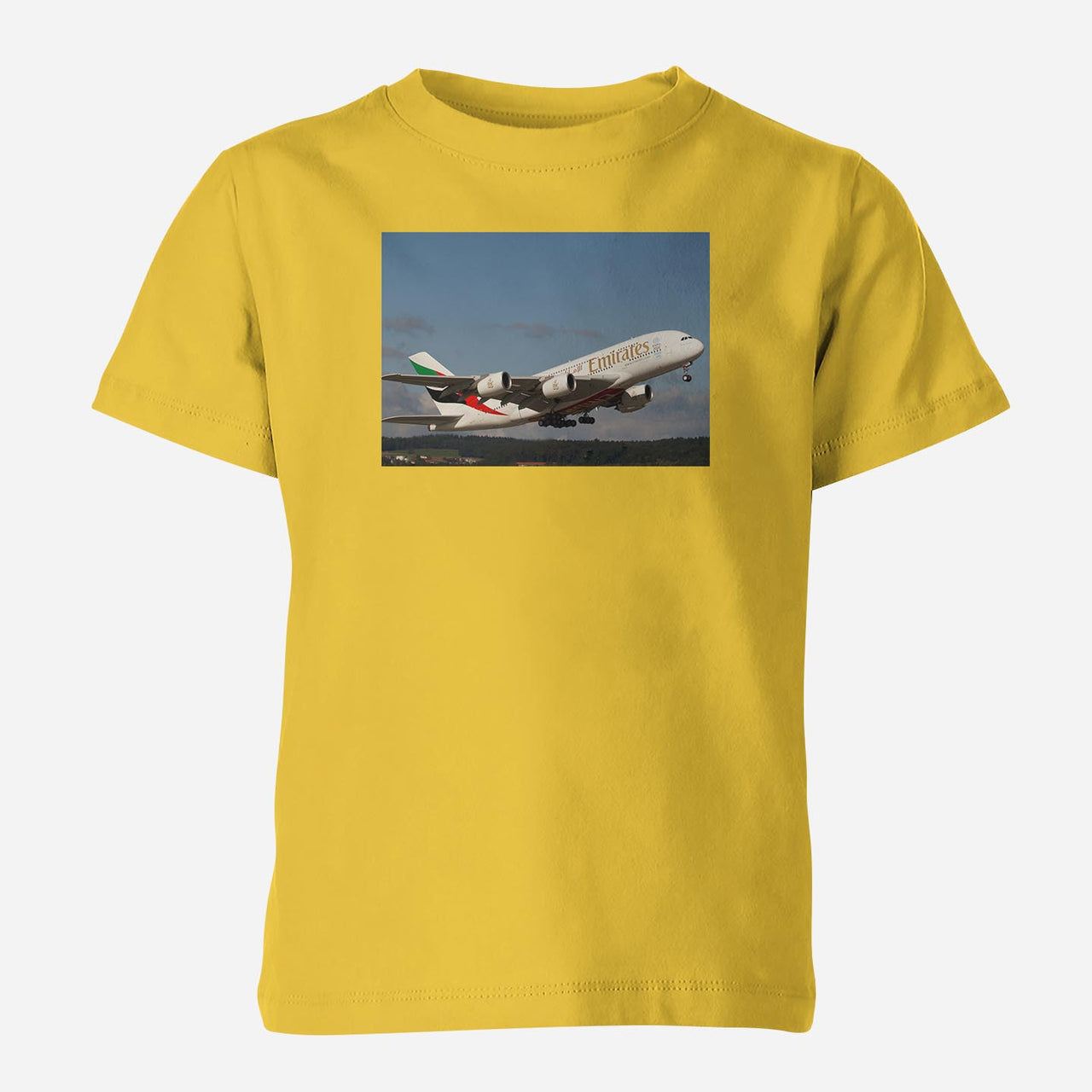Departing Emirates A380 Designed Children T-Shirts