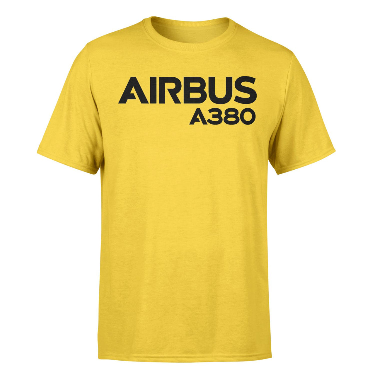 Airbus A380 & Text Designed T-Shirts
