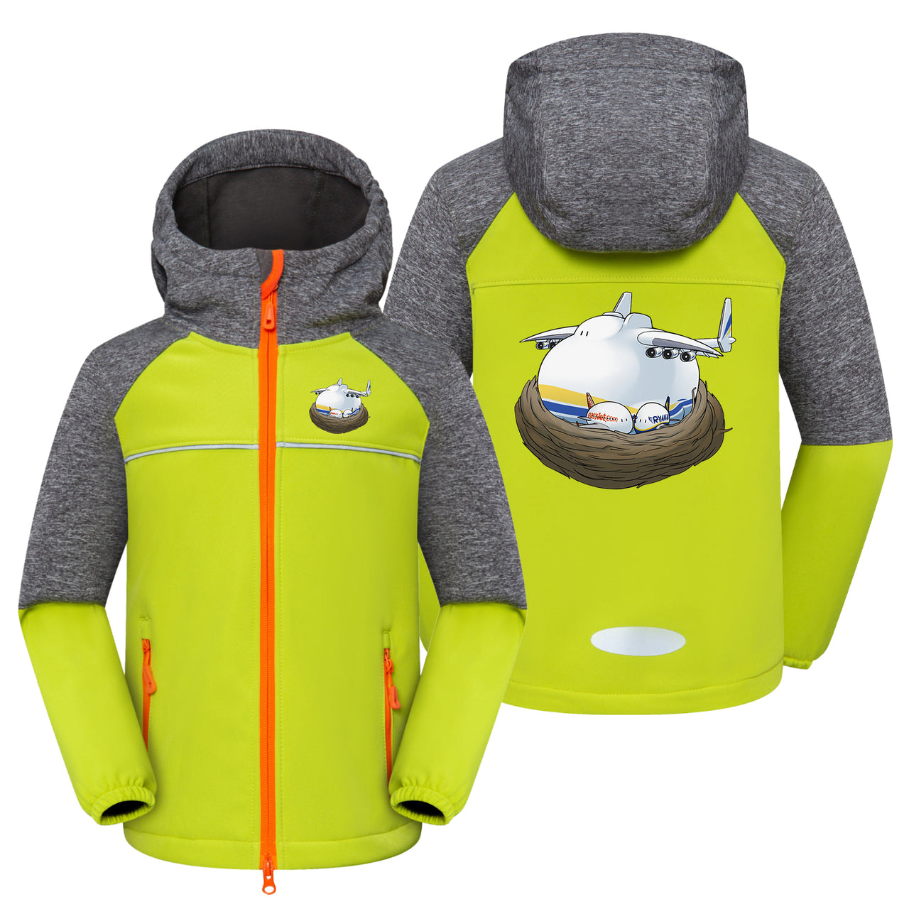 Antonov 225 Nesting Designed Children Polar Style Jackets