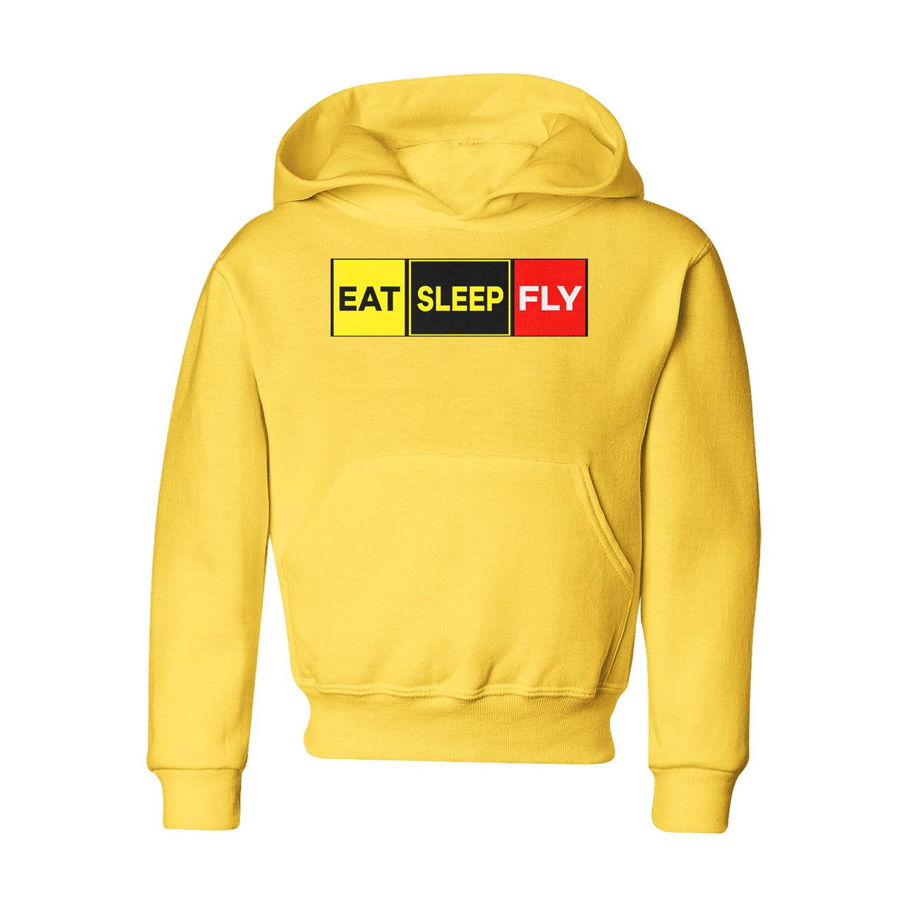Eat Sleep Fly (Colourful) Designed "CHILDREN" Hoodies