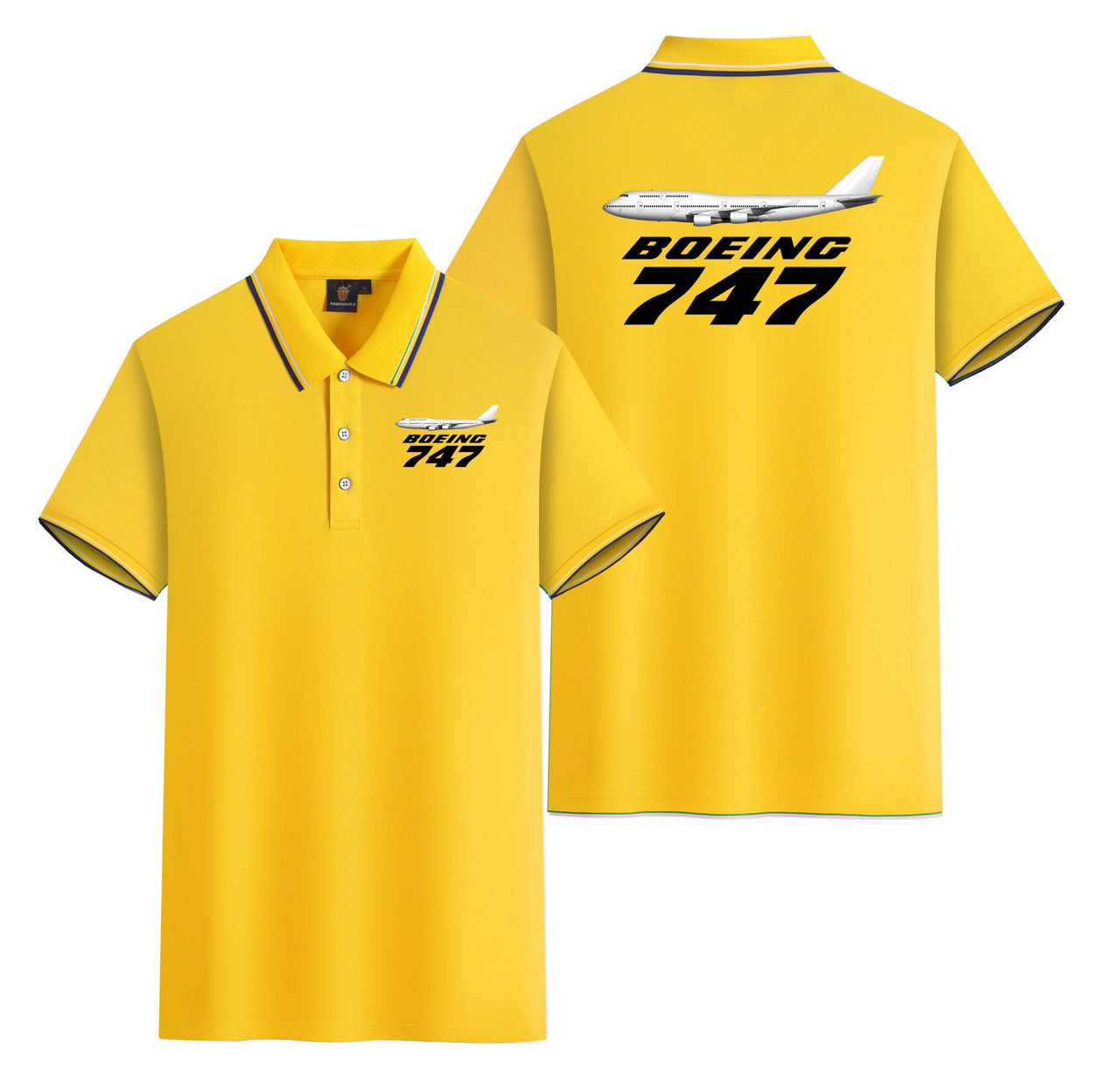 The Boeing 747 Designed Stylish Polo T-Shirts (Double-Side)