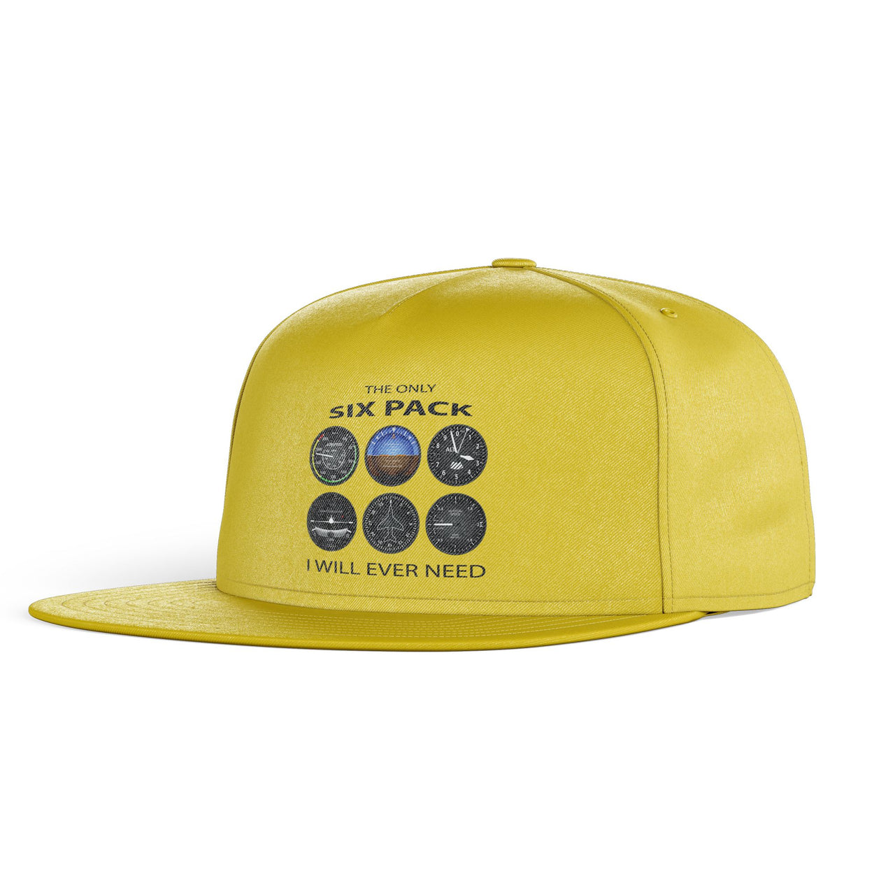 The Only Six Pack I Will Ever Need Designed Snapback Caps & Hats