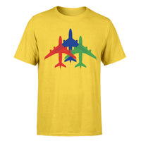 Thumbnail for Colourful 3 Airplanes Designed T-Shirts - view 16