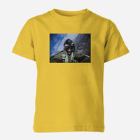 Thumbnail for Amazing Military Pilot Selfie Designed Children T-Shirts