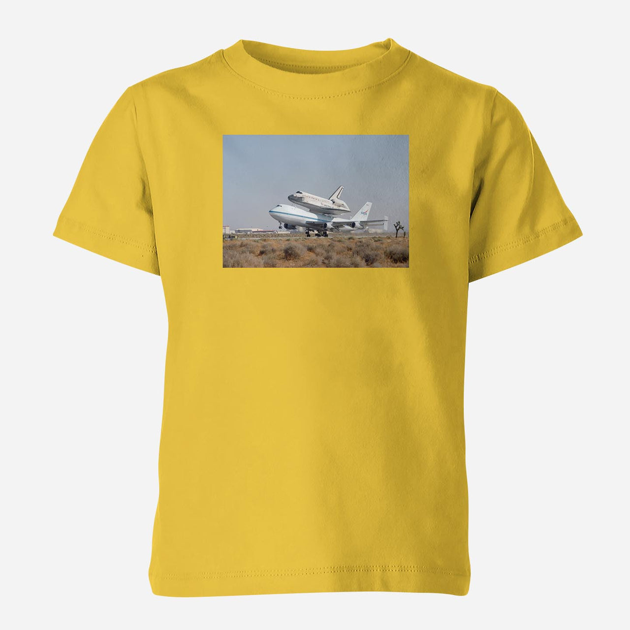 Boeing 747 Carrying Nasa's Space Shuttle Designed Children T-Shirts