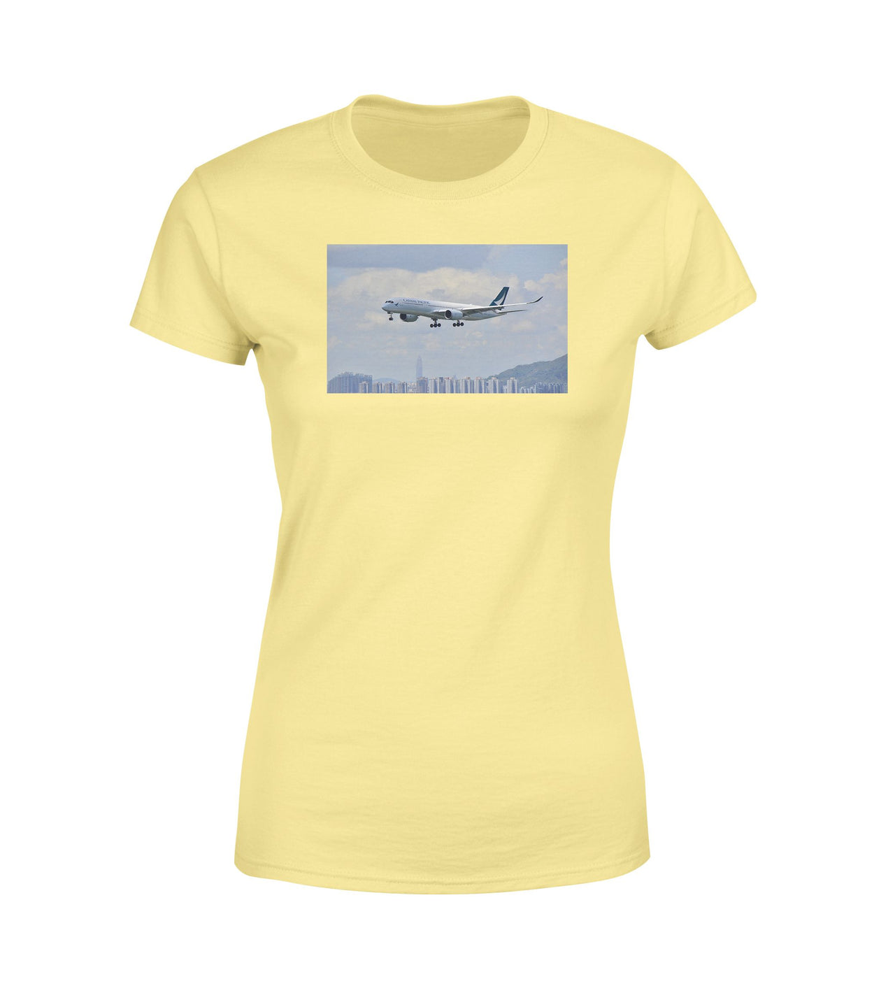 Cathay Pacific Airbus A350 Designed Women T-Shirts