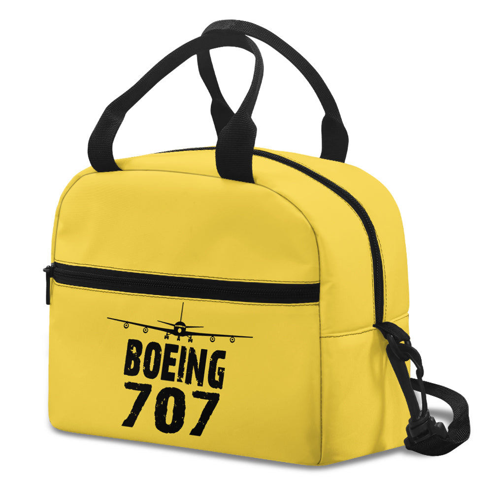Boeing 707 & Plane Designed Lunch Bags