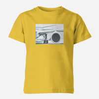 Thumbnail for Amazing Aircraft & Engine Designed Children T-Shirts