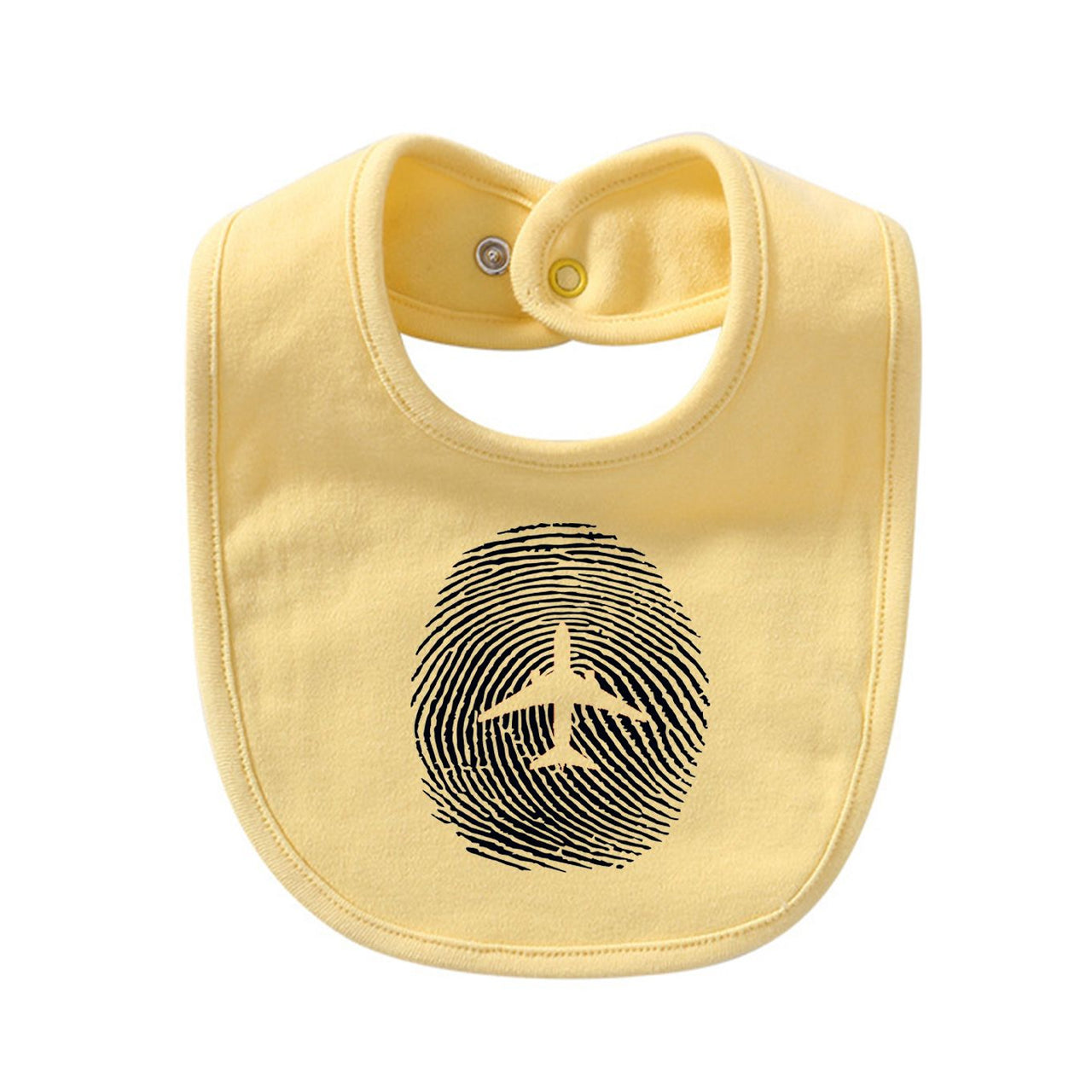 Aviation Finger Print Designed Baby Saliva & Feeding Towels