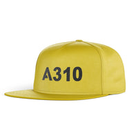 Thumbnail for A310 Flat Text Designed Snapback Caps & Hats