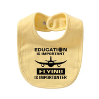 Thumbnail for Flying is Importanter Designed Baby Saliva & Feeding Towels