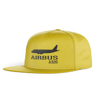 Thumbnail for Airbus A320 Printed Designed Snapback Caps & Hats