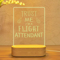 Thumbnail for Trust Me I'm a Flight Attendant Designed Night Lamp