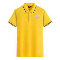 Thumbnail for The Bombardier Learjet 75 Designed Stylish Polo T-Shirts