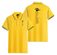 Thumbnail for Aviation Alphabet Designed Stylish Polo T-Shirts (Double-Side)