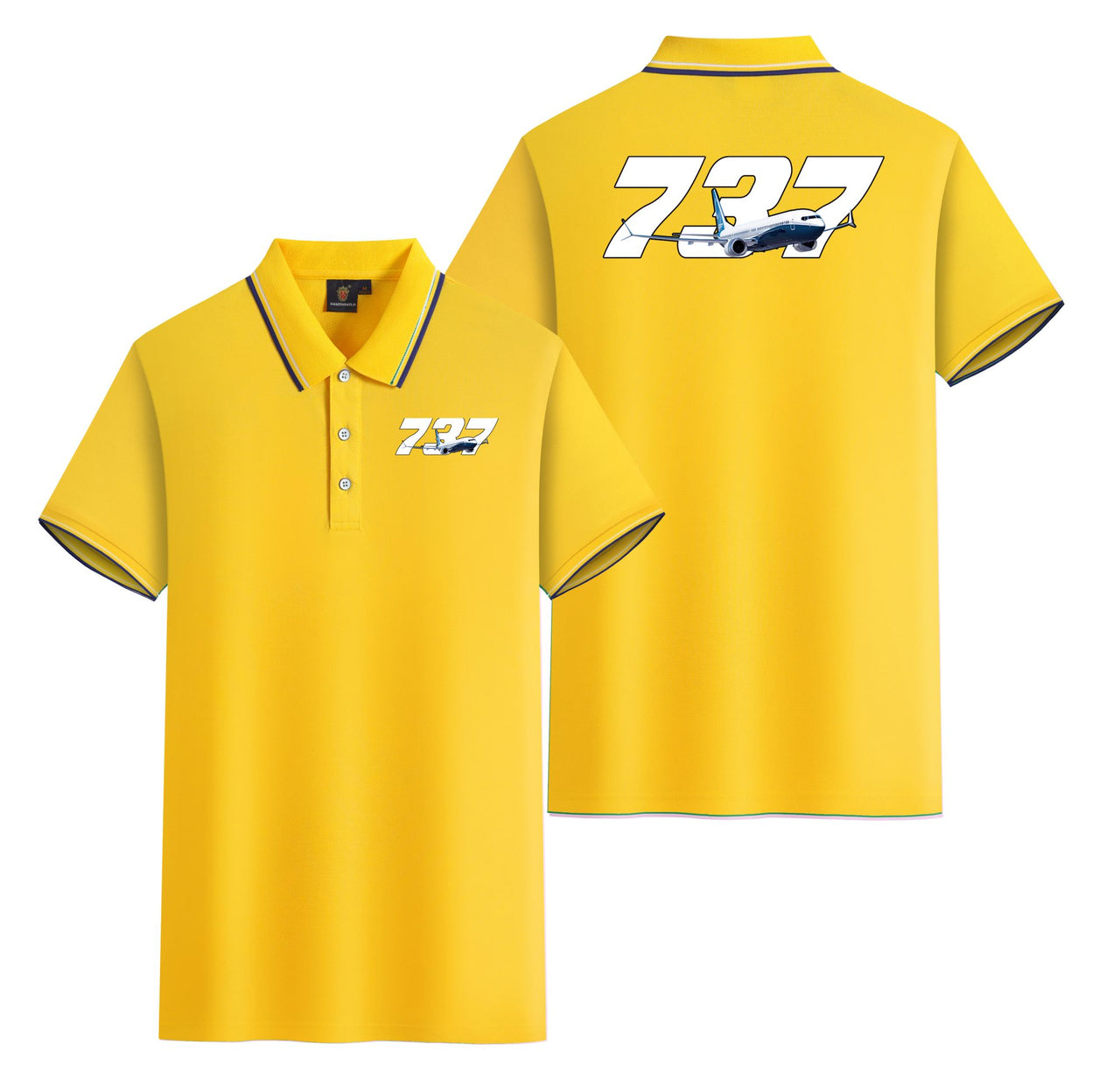 Super Boeing 737 Designed Stylish Polo T-Shirts (Double-Side)