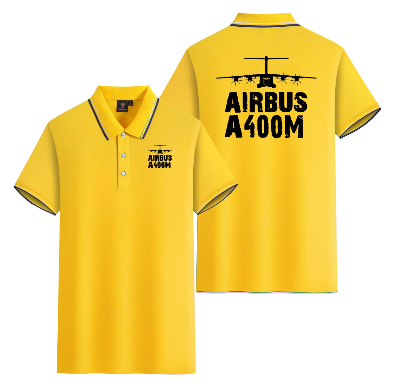 Airbus A400M & Plane Designed Stylish Polo T-Shirts (Double-Side)