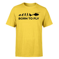 Thumbnail for Born To Fly Helicopter Designed T-Shirts
