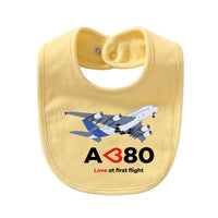 Thumbnail for Airbus A380 Love at first flight Designed Baby Saliva & Feeding Towels