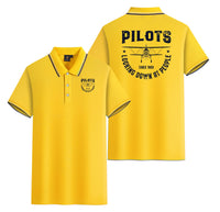 Thumbnail for Pilots Looking Down at People Since 1903 Designed Stylish Polo T-Shirts (Double-Side)