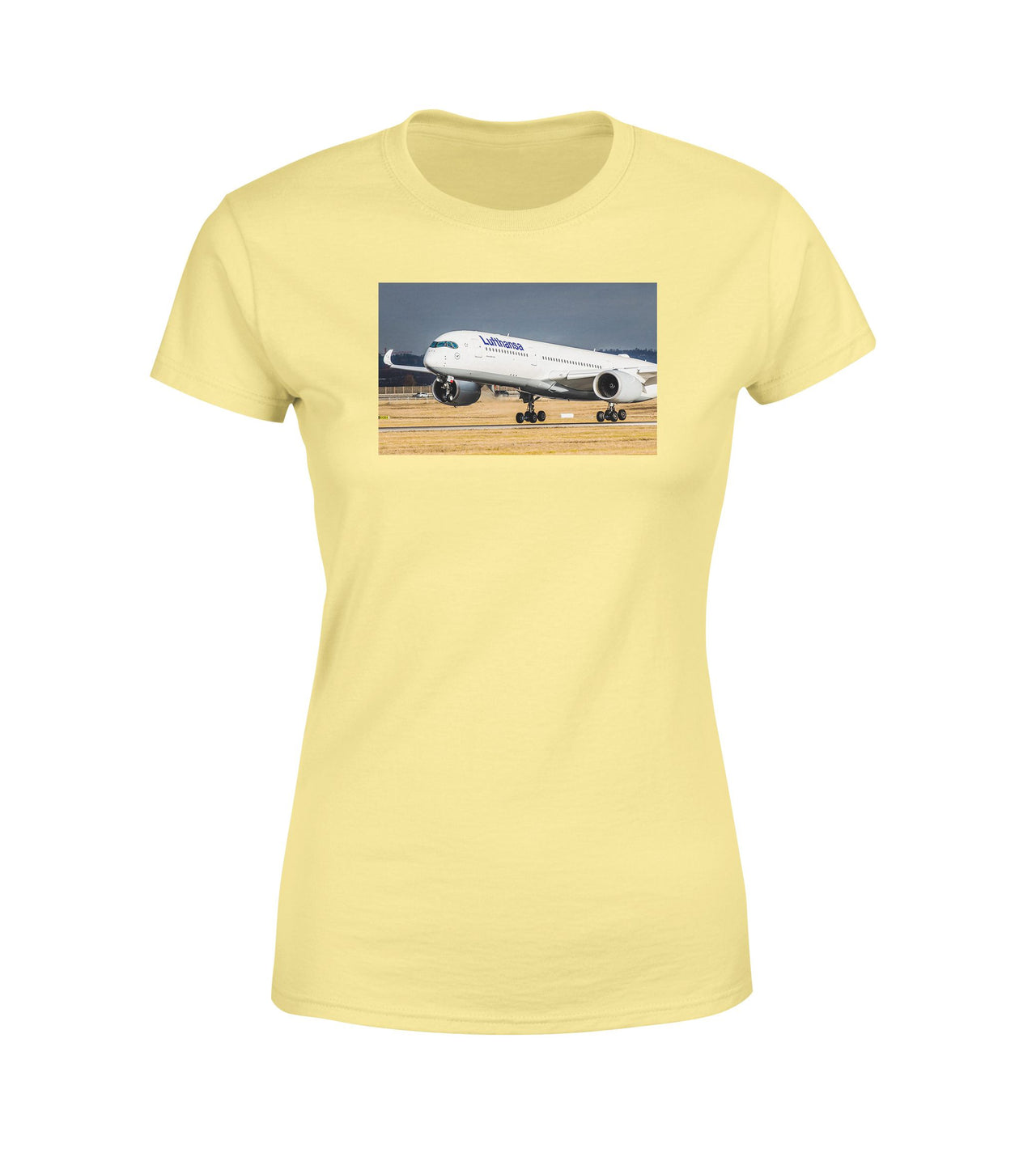 Lutfhansa A350 Designed Women T-Shirts
