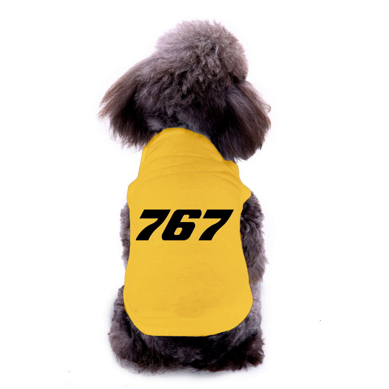 767 Flat Text Designed Dog Pet Vests