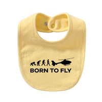 Thumbnail for Born To Fly Helicopter Designed Baby Saliva & Feeding Towels