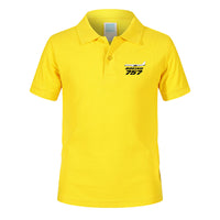 Thumbnail for The Boeing 757 Designed Children Polo T-Shirts