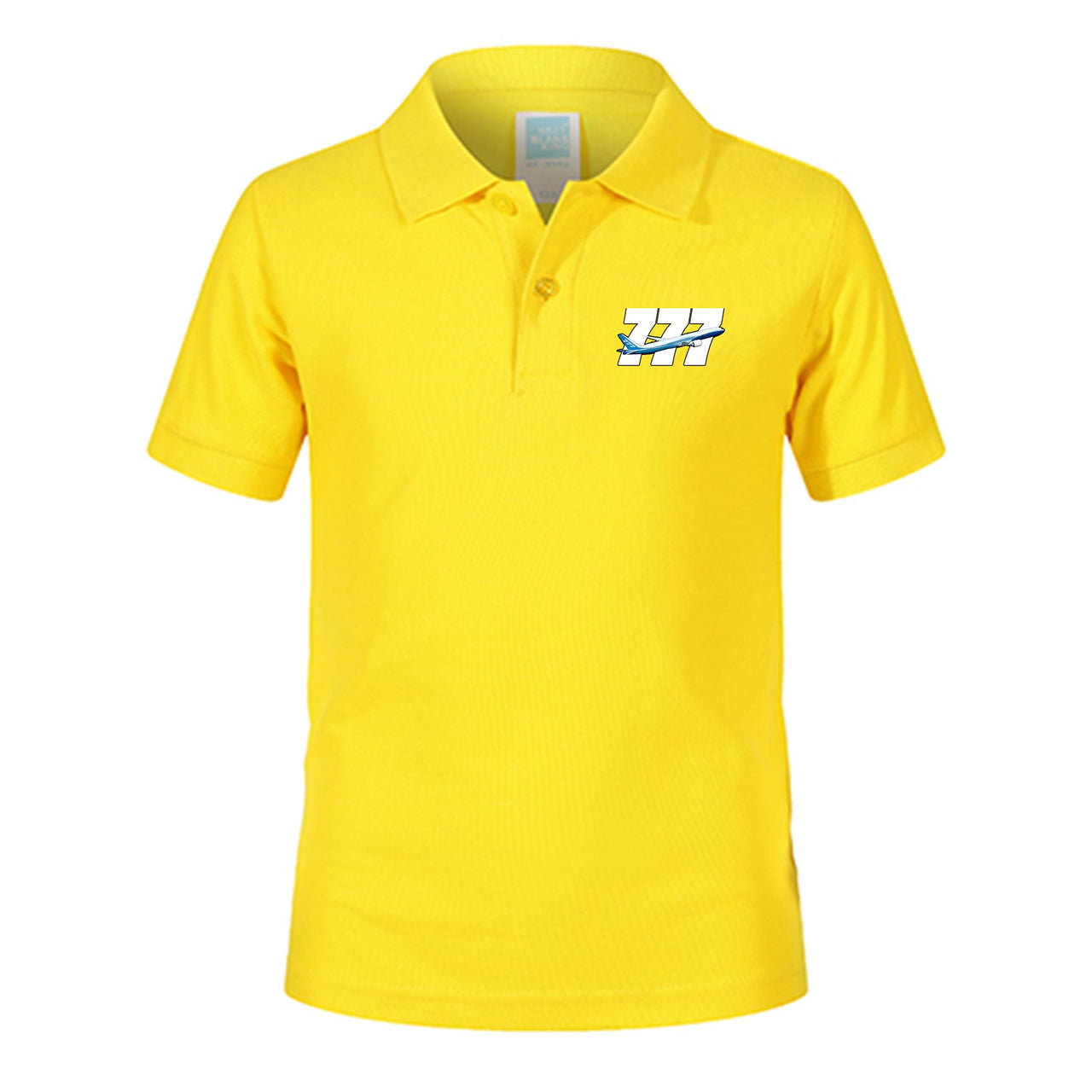 Super Boeing 777 Designed Children Polo T-Shirts
