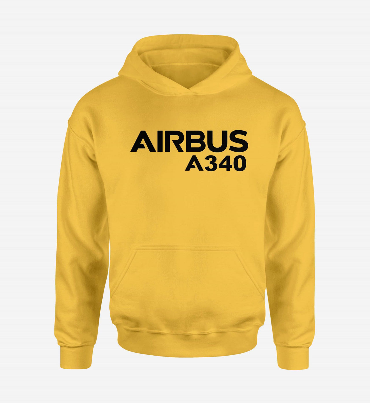 Airbus A340 & Text Designed Hoodies