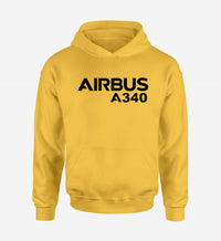 Thumbnail for Airbus A340 & Text Designed Hoodies
