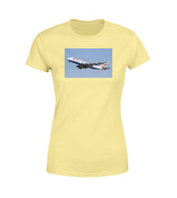 Thumbnail for Departing British Airways Boeing 747 Designed Women T-Shirts