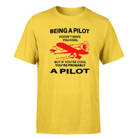 Thumbnail for If You're Cool You're Probably a Pilot Designed T-Shirts