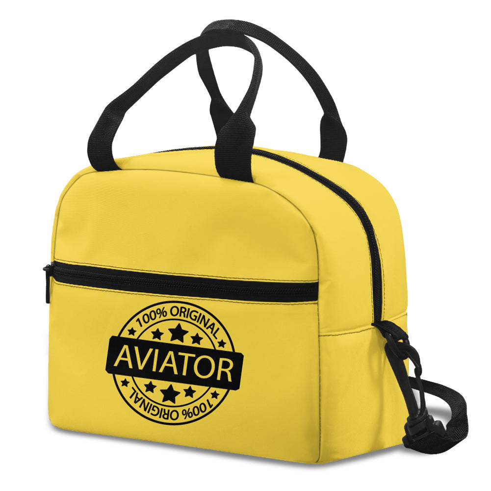 %100 Original Aviator Designed Lunch Bags