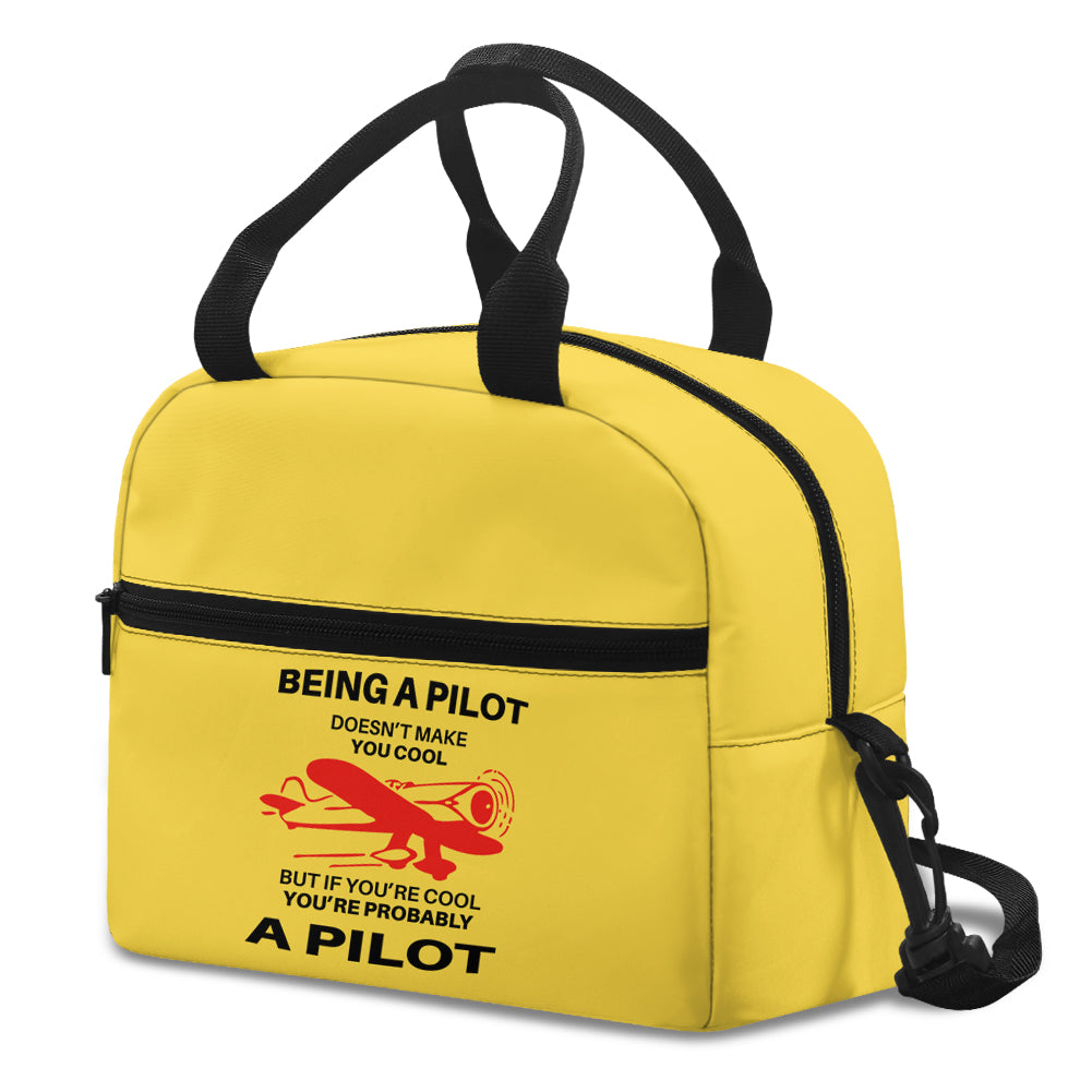 If You're Cool You're Probably a Pilot Designed Lunch Bags