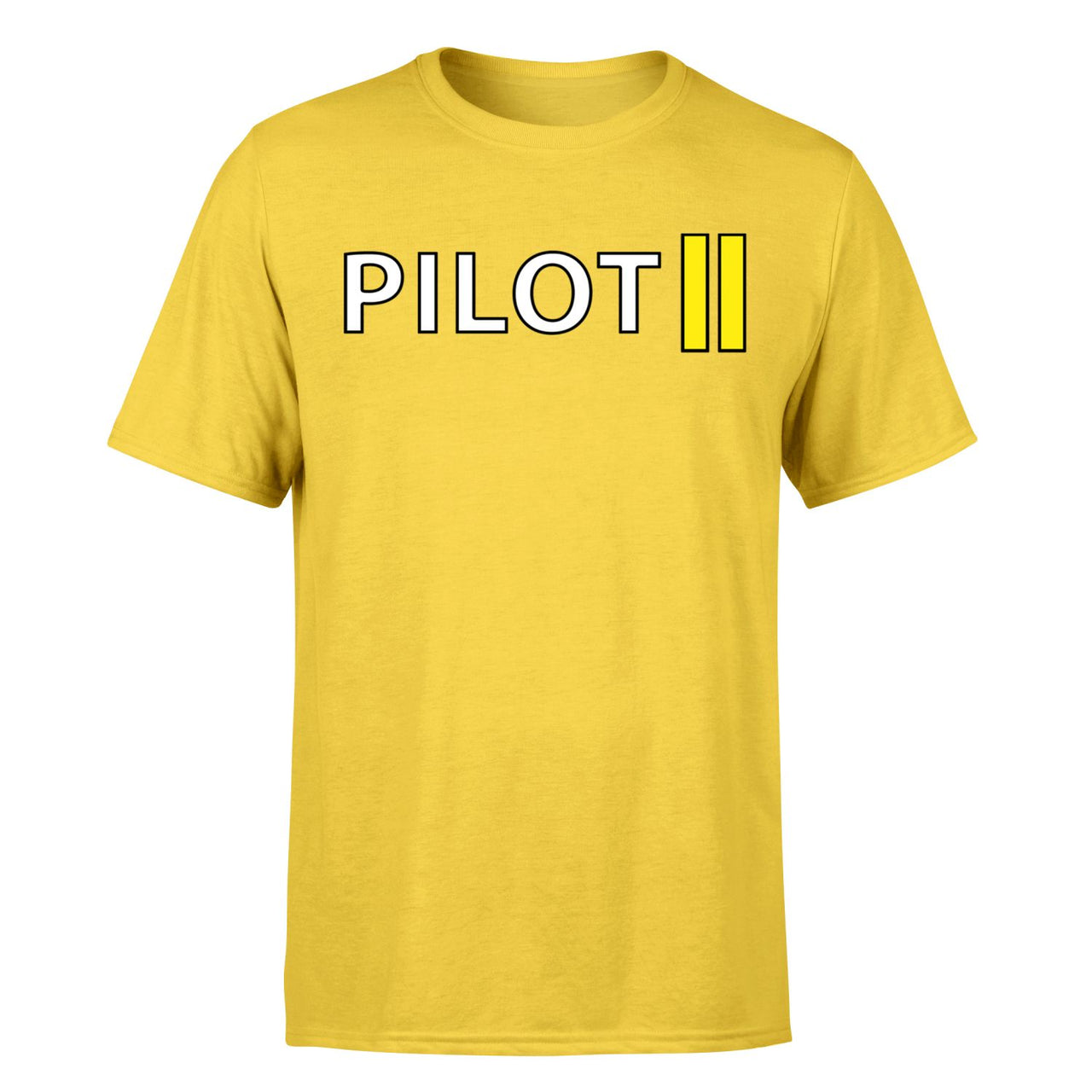 Pilot & Stripes (2 Lines) Designed T-Shirts