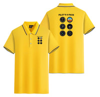 Thumbnail for Pilot's 6 Pack Designed Stylish Polo T-Shirts (Double-Side)