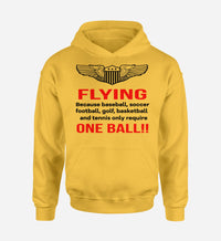 Thumbnail for Flying One Ball Designed Hoodies