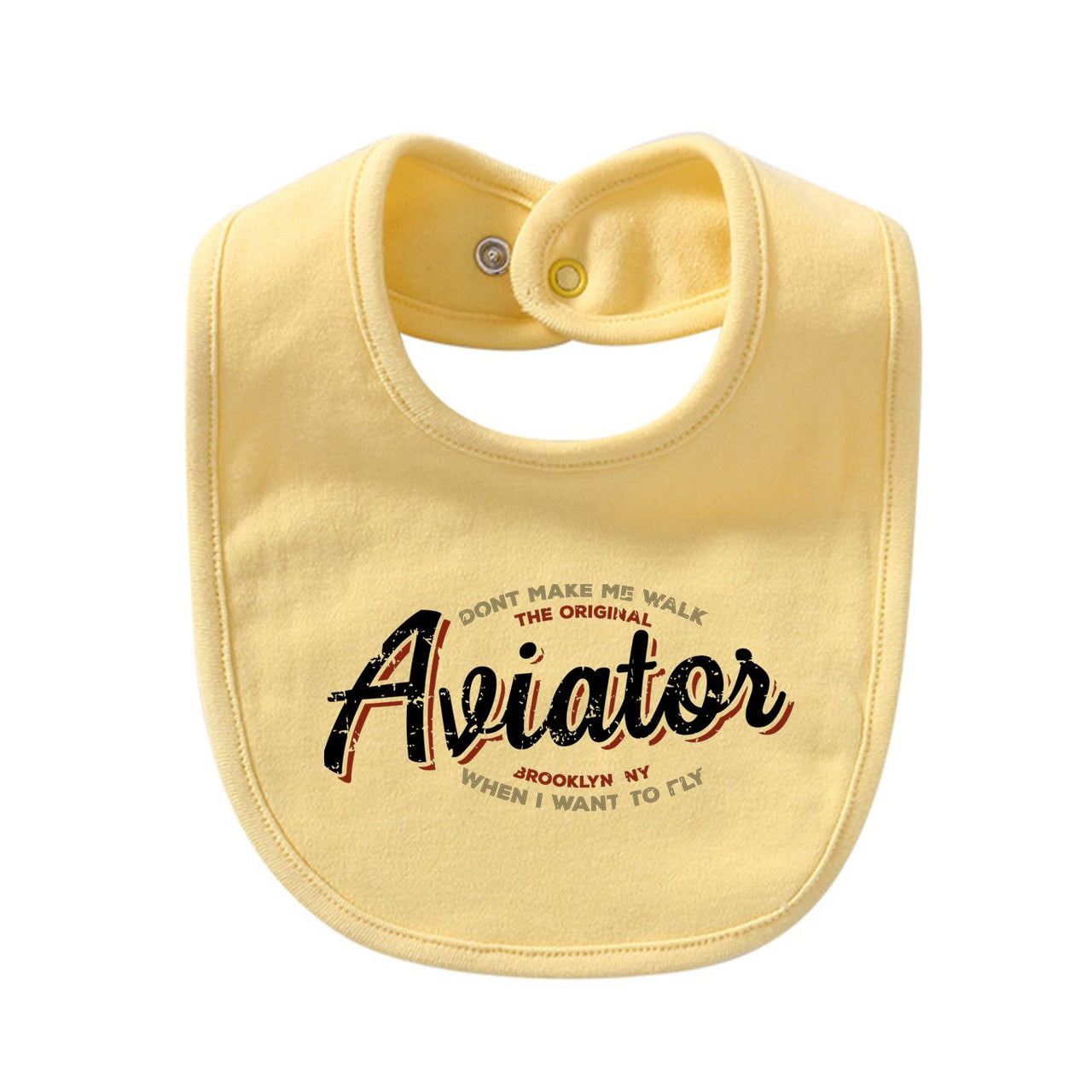 Aviator - Dont Make Me Walk Designed Baby Saliva & Feeding Towels