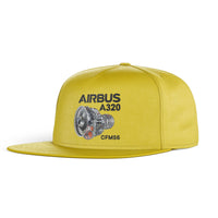 Thumbnail for Airbus A320 & CFM56 Engine Designed Snapback Caps & Hats