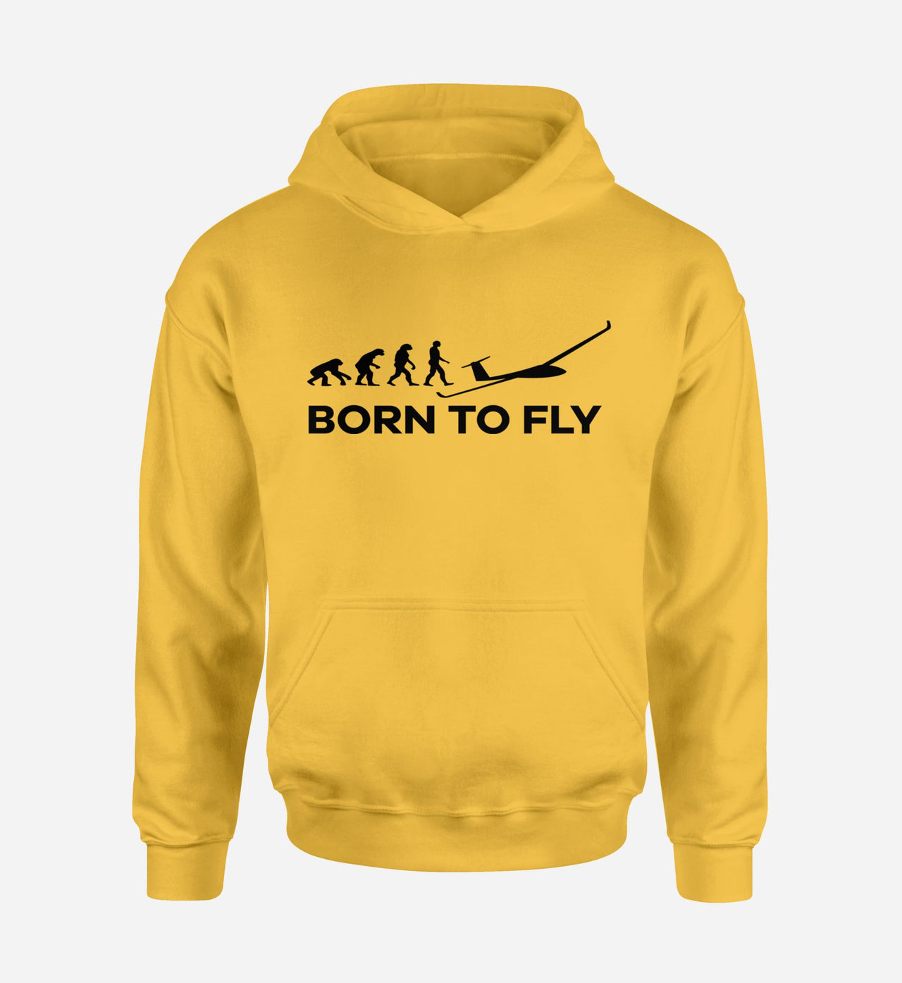Born To Fly Glider Designed Hoodies