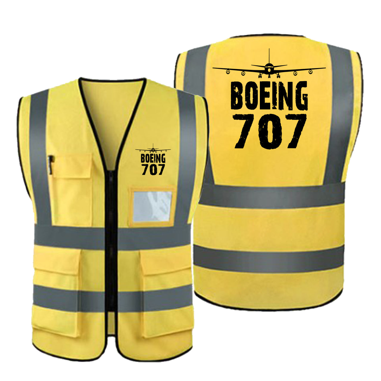 Boeing 707 & Plane Designed Reflective Vests