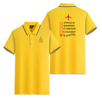 Thumbnail for In Aviation Designed Stylish Polo T-Shirts (Double-Side)