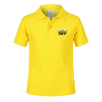 Thumbnail for The Boeing 767 Designed Children Polo T-Shirts