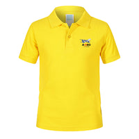 Thumbnail for Airbus A380 Love at first flight Designed Children Polo T-Shirts