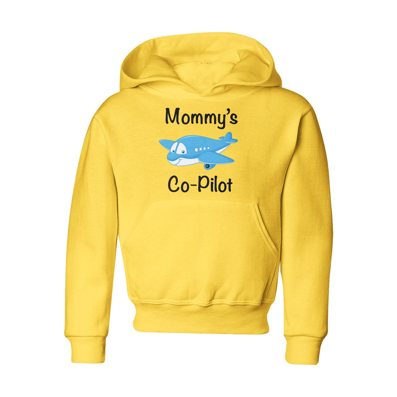 Mommy's Co-Pilot (Jet Airplane) Designed "CHILDREN" Hoodies