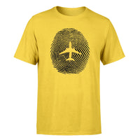 Thumbnail for Aviation Finger Print Designed T-Shirts