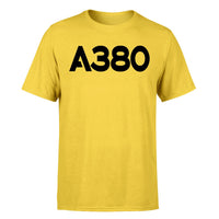 Thumbnail for A380 Flat Text Designed T-Shirts