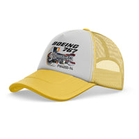 Thumbnail for Boeing 767 Engine (PW4000-94) Designed Trucker Caps & Hats