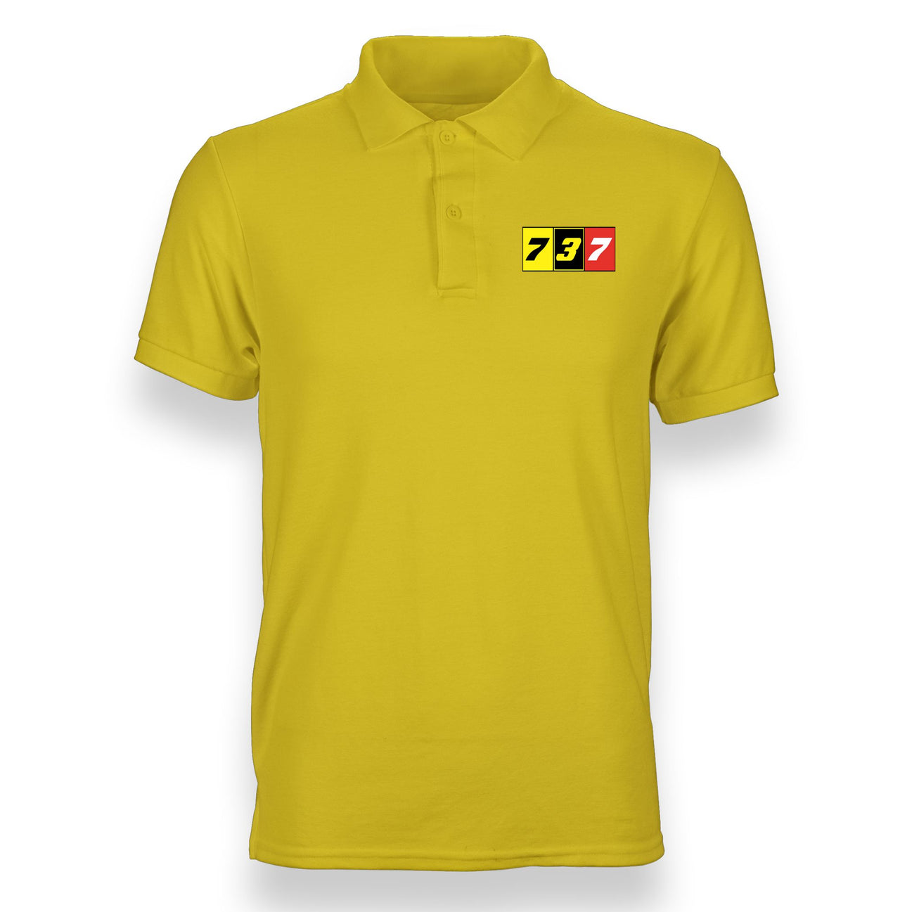 Flat Colourful 737 Designed "WOMEN" Polo T-Shirts